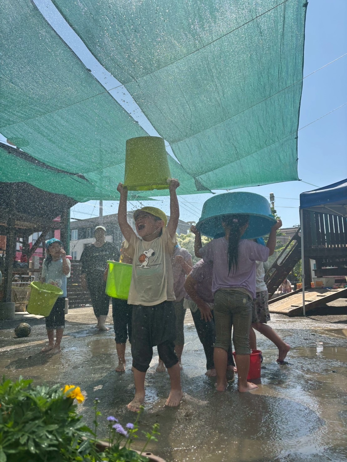 夏だ！水遊びだ〜！